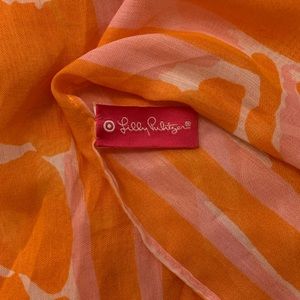 NWOT Lilly Pulitzer for Target scarf Giraffe Print 42x70.